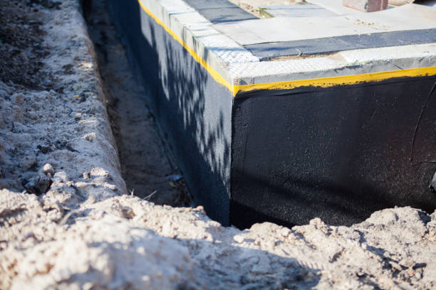 Residential Interior Drainage System installation at a Jefferson, WI home by SJ Waterproofing Pros